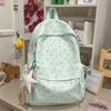 Schoolbag1011 New High School Versatile INS Style School Bag for Women, Fashionable Simple Japanese Sweet Travel Backpack