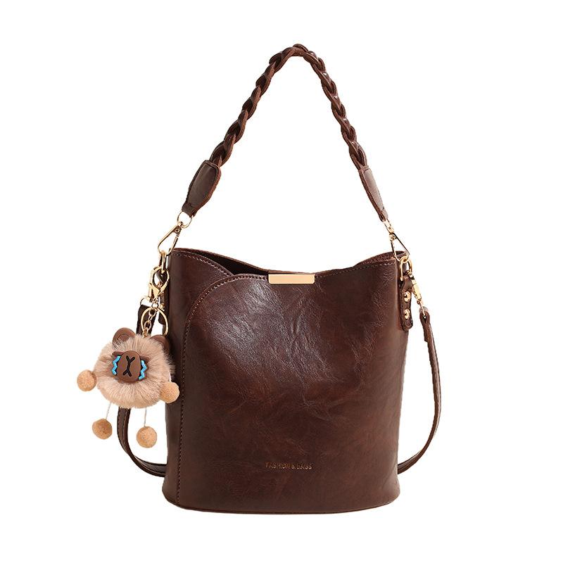Fashionable Handbag - Niche Design - Single Shoulder Crossbody Bag - Bucket Bag