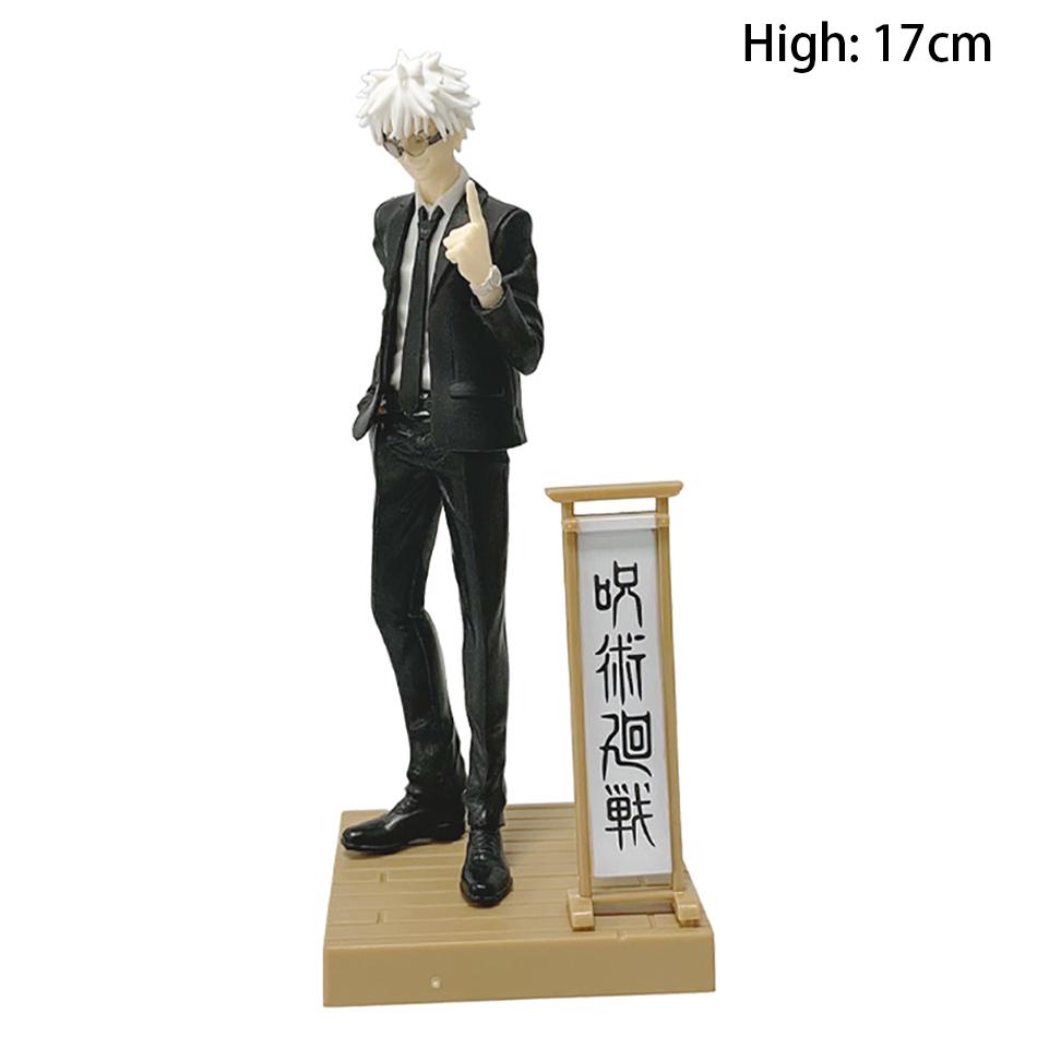 En Stock 17CM Jujutsu Kaisen Satoru Gojo Geto Suguru Version Costume. Boîte Figurines Anime Modèle Jouets Figurine Cadeau d'Anniversaire