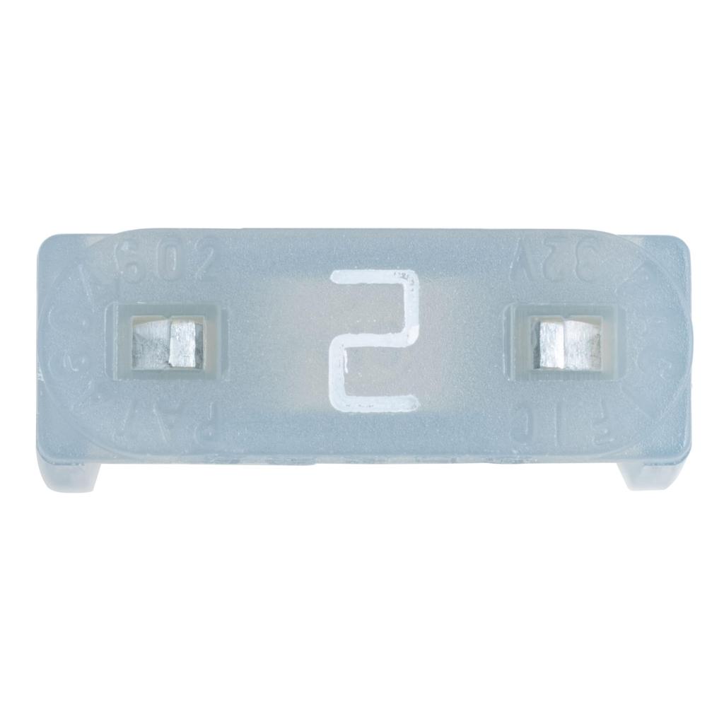 Kijima 304-7087 Motorcycle Parts Fuse Mini Flat Type 2A Pack of 5 Clear