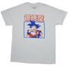 Dragon Ball Z Mens T-shirt Goku Chowing Down On a Ramen Bowl