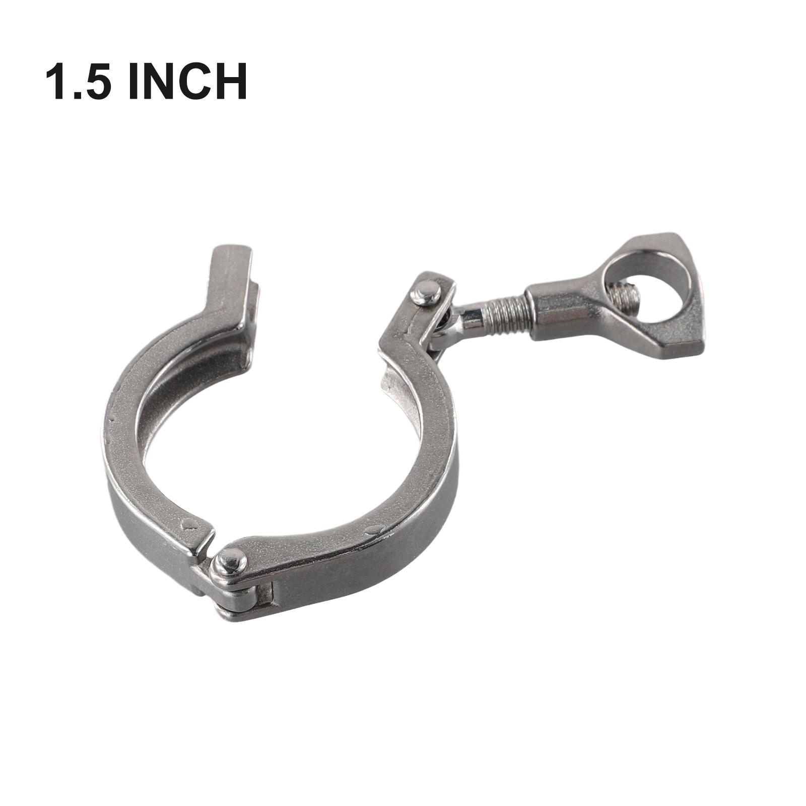 Гигиенический зажим Tri Clamp, опциональный, дюймовый, полированный, нержавеющая сталь SS304 1.5 inch