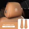 2Pc Car Styling Neck Pillowcase Leather Headrest Storage Cover For Mercedes Benz AMG W205 W204 W203 W111 W168 W213 W210 W222 CLK PC1