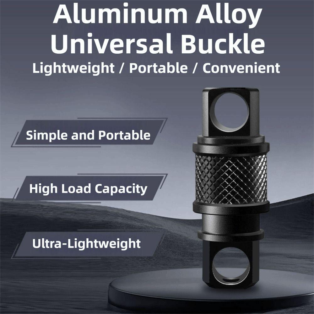 360 Degree Rotation Quick Release Keychain Fast Release Mechanism Multifunctional Design Quick Pull Keyring Aluminum Alloy