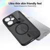 KEYSION Magnetic Phone Case for Realme 14 5G Silicone+PC Matte Translucent Clear Shockproof Back Cover for OPPO Realme 14T 5G
