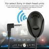 ZJ010MR Mono 3.5mm Angle Head Plug Car Navigation GPS Speaker External Paste Bluetooth Microphone, Length: 3m