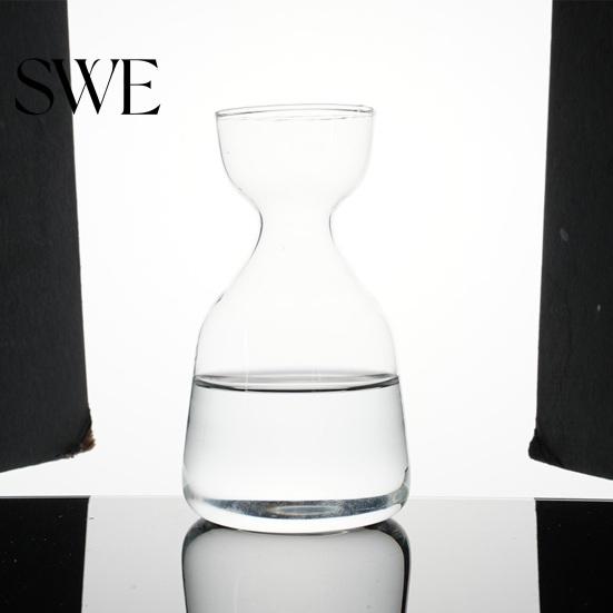 Hydroponik Pflanzenvermehrungsglas Glasvase, Klarer Künstlerischer Behälter, Avocado Zeitgenössischer Halter Vase Schreibtischdekoration Ideales Geschenk für Gärtner