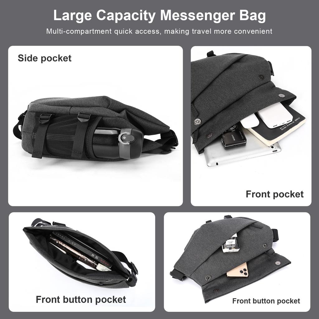 Chest Bag Sling Backpack for Man To Travel  Hiking Leisure One Shoulder Multipurpose Fashion Waist Bag Travel Backpack for Work