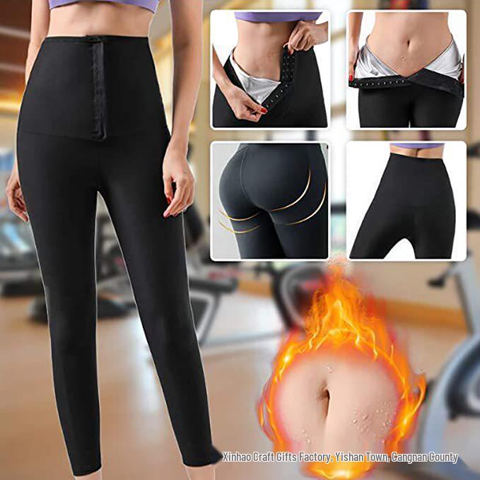 High Waist Sauna Shorts: Sweat-Inducing, Body Shaping Fitness Trainer