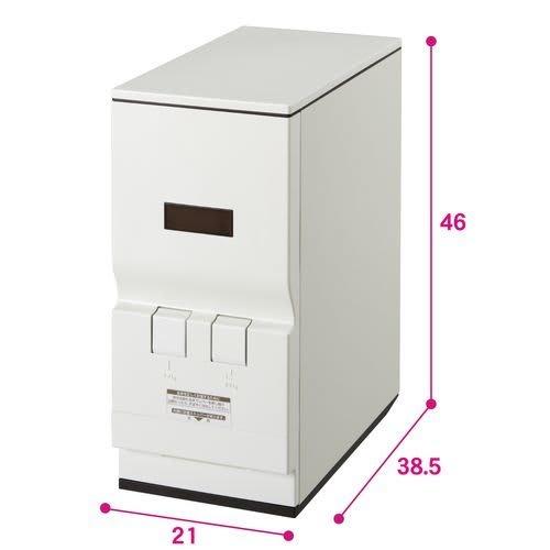 MK Rice Ace Measuring Rice Container, 12kg Capacity, Slim Type, RC-12W