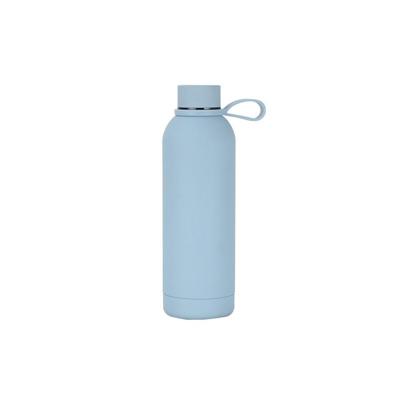 Edelstahl USA Stil Kleine Öffnung Flasche Outdoor Sport Tragbar Thermosbecher Hebering Wasserflasche