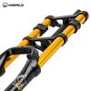 HIMALO 26 Zoll Fat Tire Schnee-Fahrradgabel 34mm Übergröße 135mm Ausfallende Luftfederung mit einstellbarer Dämpfung Fahrradzubehör