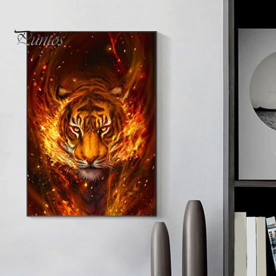 

5D красочные стразы с бриллиантами, тигр, лев, леопардовый узор, сделай сам, ремесло, комплект для рисования стразами для взрослых и детей