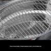 Stainless Steel Steaming Pot with Lid for Fish Vegetables Eggs Multipurpose Double Handle Roasting Pan Kitchen Cookware