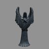 New Darkness Fallen Angel The Myth Of Cthulhu Statue Faceless Lucifer Sculpture Resin Crafts Home Simple Style Place Decorations