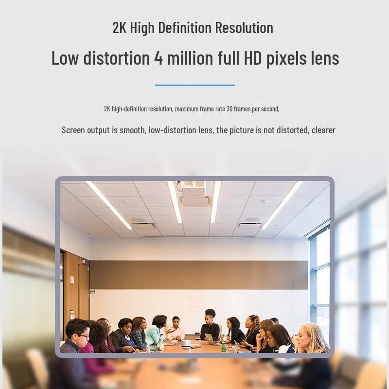 Hikvision E24S 2K HD USB External Camera with Mic & Speaker