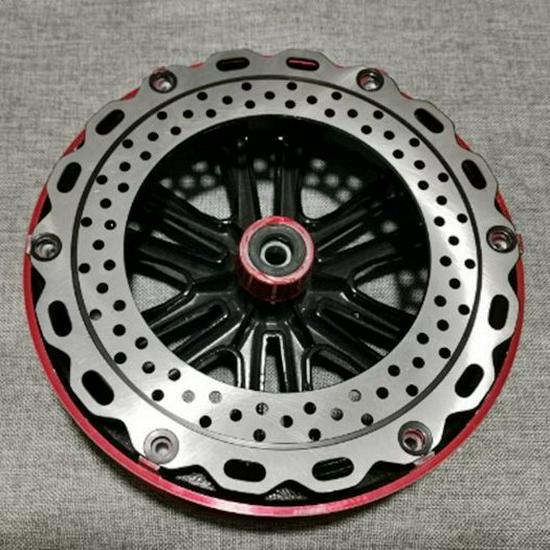 Sunra Hawk and Ghost Fire Electric Vehicle Front & Rear 10-Spoke Steel Disc Brake Wheels