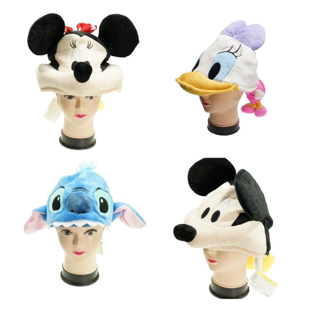 Chapéu Pelúcia Animal de Pelúcia Fofo Quente Proteção de Orelha Chapéu Para Crianças Stitch Pato Margarida