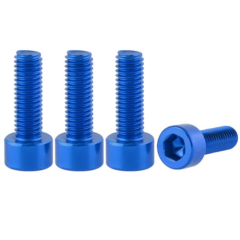 MUQZI 2/4PCS Bicycle Bottle Cage Screws M5 Ultra-Light Aluminum Bottle Cage Holder Bolts MTB Road Bike Accessories 6