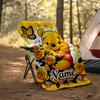 Customizable Winnie Throw Blanket – Personalized Name, All-Season Cozy Snug Blanket, Machine Washable, Personalized Blanket