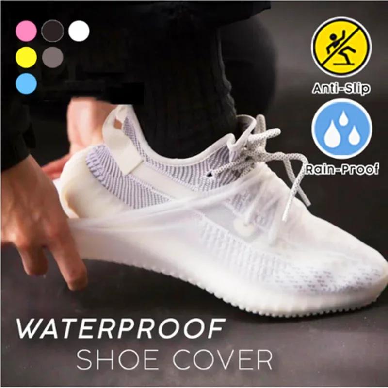 Silicone Rainy Shoe Cover Water Proof Shoes Rain Waterproof Men Women Shoes Protectors Rain Boots for Indoor Outdoor Shoes Cover