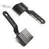2Pcs Barber Fade Comb Professional Positioning Blending Curved Hair Clipper Comb Home Salon Hairdresser Men Hair Cutting Comb Barber Haircut