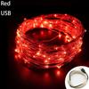 Premium 5/10m Usb Led Copper Wire Fairy Light Strip Lamp For Timeless Home Decor