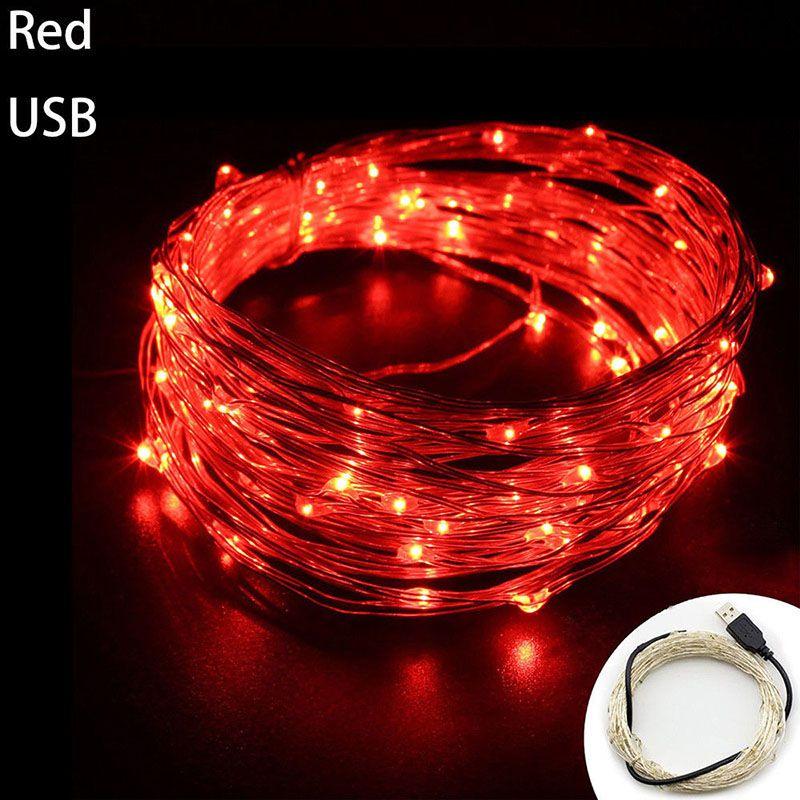 Premium 5/10m Usb Led Copper Wire Fairy Light Strip Lamp For Timeless Home Decor