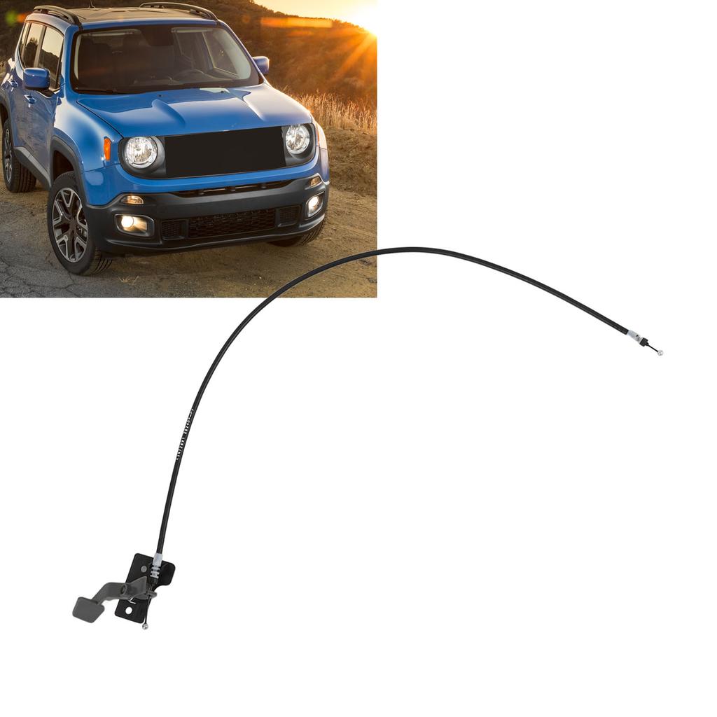 Hood   Release Cable Assembly 68247126AA Hood Release Cable Replacement for Renegade 2015 To 2023