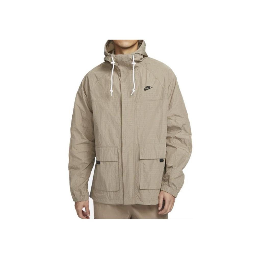 Nike Printed Casual Sports Jacket Men Tops Khaki FN3109-247