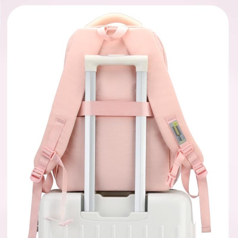 Elementary School Student Backpack Middle High School Backpack for Girls Bookbag Cute School Bag Large Capacity Travel Backpack