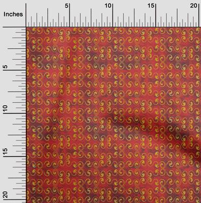 Baumwoll-Flex-Stoff in Rot, Batik-Bastelprojekte, Dekostoff, bedruckte Meterware, 40 Zoll