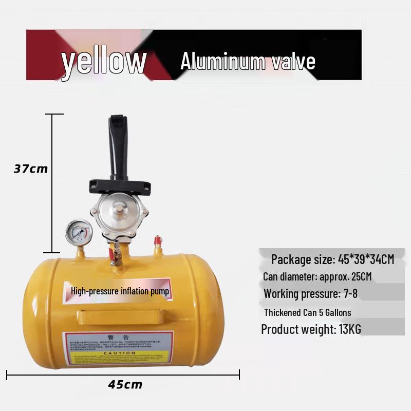 High-Pressure Tire Inflator for Large Vehicles