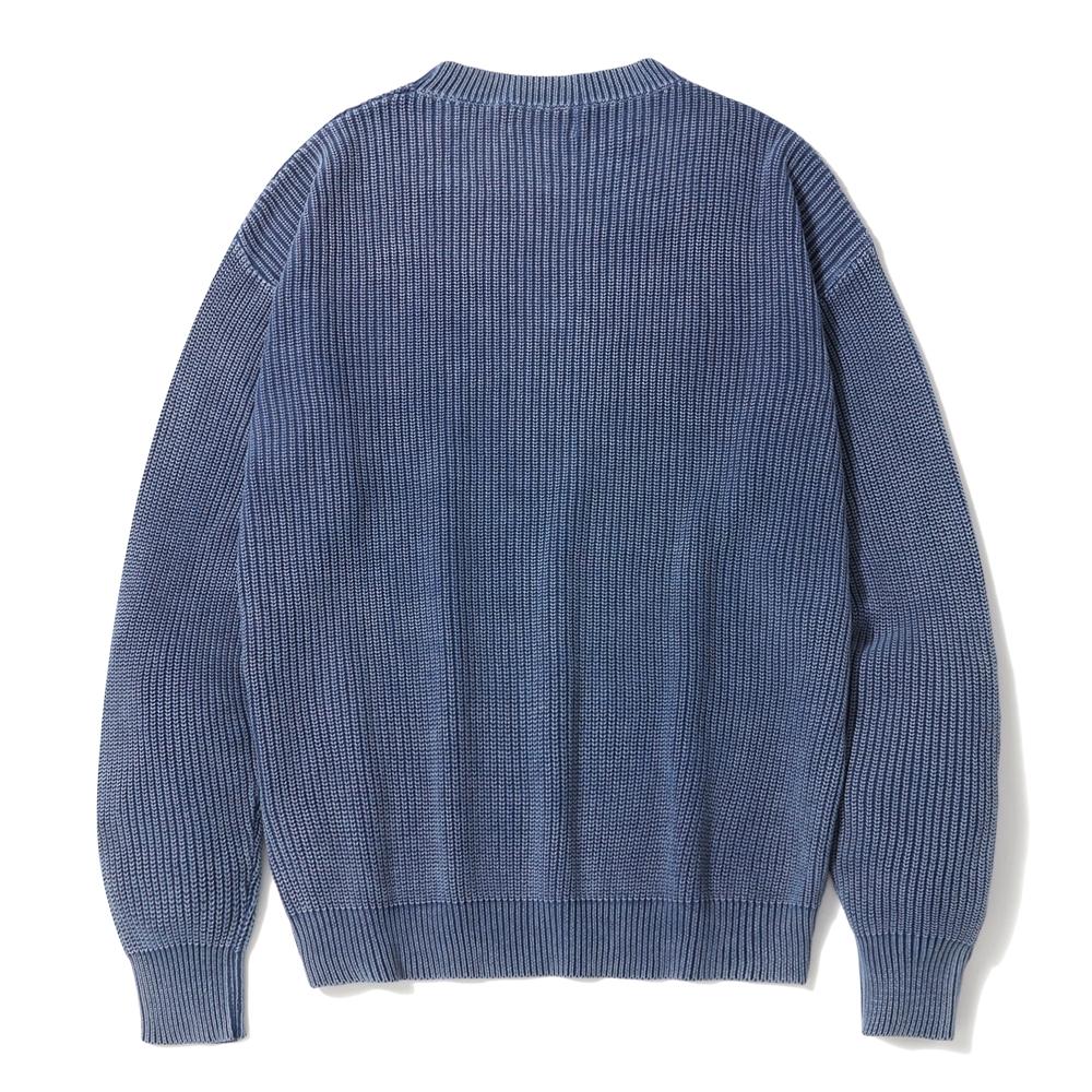 KULTE Pigment Crewneck Knit_Blue