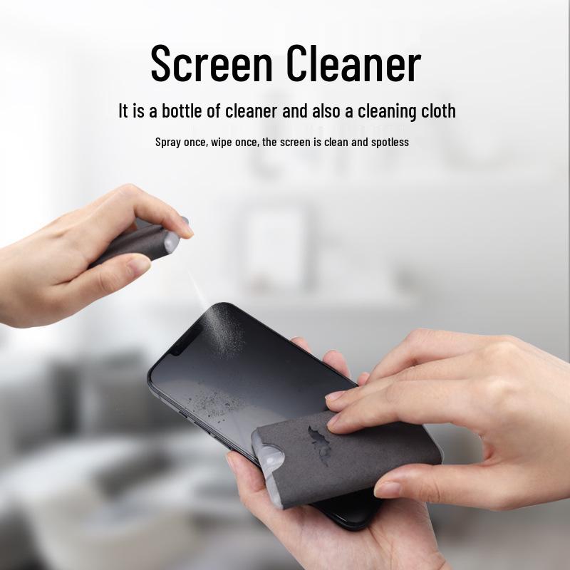 Bat Spray Multi-Functional Screen Cleaner Set - Laptop, Tablet, Phone, Anti-Fingerprint