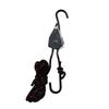 2PCS Ratchets Kayak Rope Tightener Anti-rust Dipping S Hook Ratchet Pulley For Kayak And Canoe Sling Hook Car Repair Sling Hook