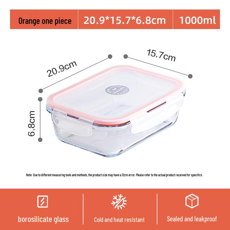 Chahua Crystal Glass Lunch Box