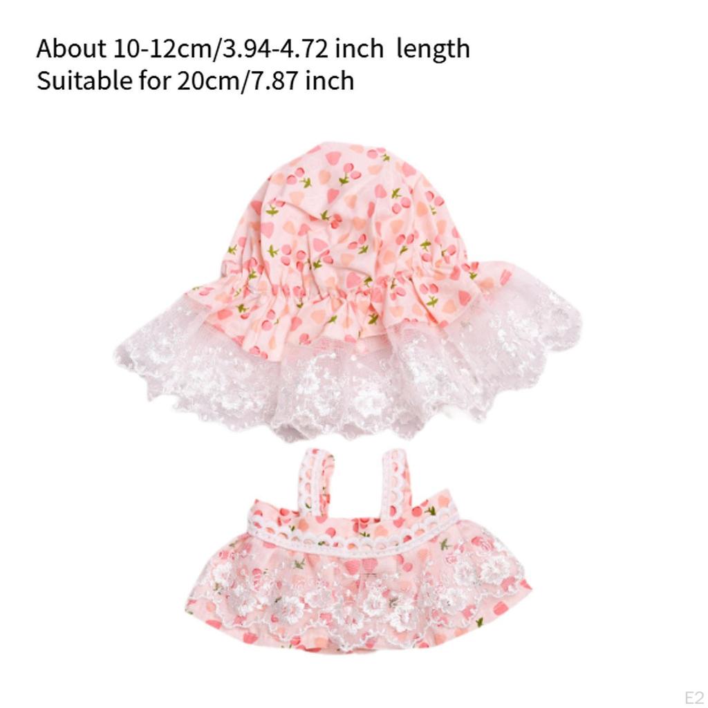 20cm Dolls Clothes ,Doll Skirt Outifits Doll Accessories, Toys Adorable Dress Up ,Dolll Suit
