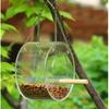 Bird Feeder Outdoor Balcony Food Dispenser Courtyard Outdoor Suspended Waterproof Trough Wild Sparrow Acrylic Feeder