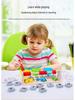 Wooden Children's Multifunctional Abacus and Calculating Rack - Educational Math Toy with Beads for Primary Students.