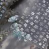 Winter Snowflake Nail Art Stickers, 3D Embossed Exquisite Snowflake Nail Decals Self-Adhesive Christmas Craft Nails Accessories for Women Girls DIY