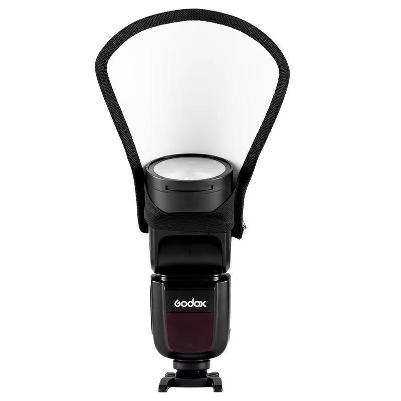 Mini Flash Diffuser Silver White Reflector for Godox V860III V1 V1PRO V850II For Canon Nikon Pentax Yongnuo Metz Sony Speedlight