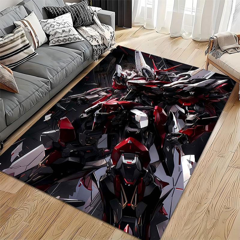 Robotic Mecha Design Carpet Suitable As a Non-slip Mat for the Living Room or Bedroom Sofa