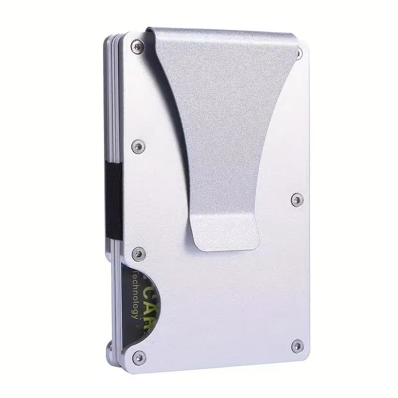 RFID-Blockierender Aluminiumlegierungs-Kreditkartenhalter mit anpassbarem Logo