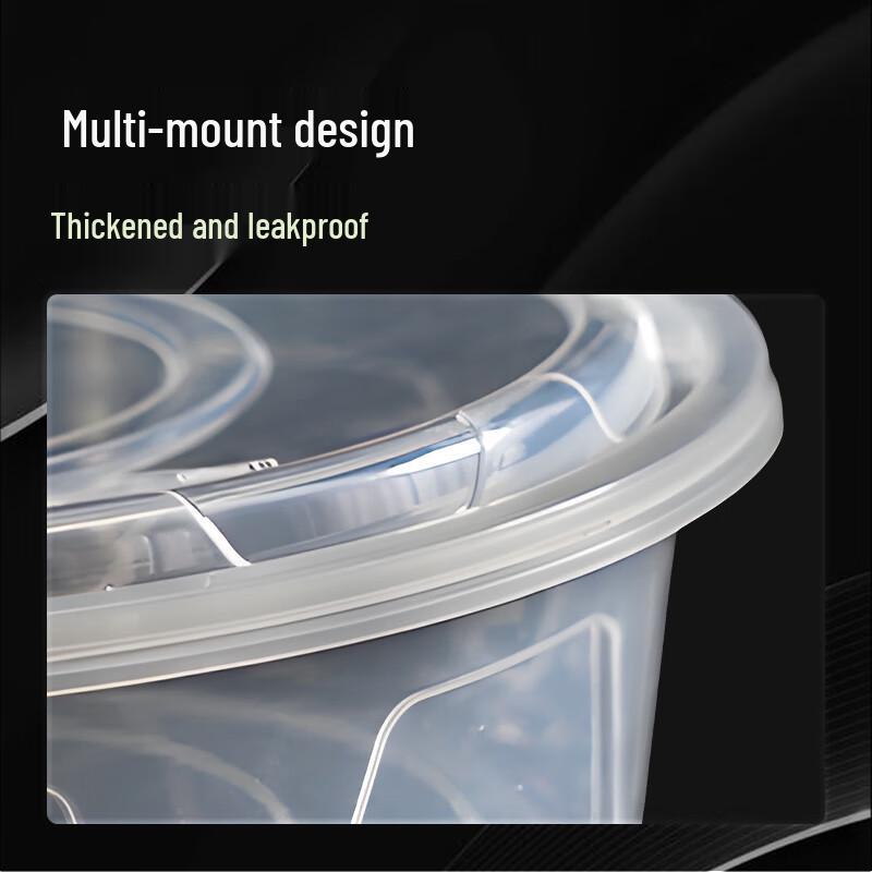 Disposable Round Plastic Food Containers