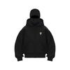 Sweatshirt Hooded Y2K Men Winter Warm Mask Zipper Design Sports Jacket Ninja Zipper Black Hoodie Embroidery Graphic