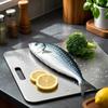 3-teiliges Premium Schneidebrett-Set aus Edelstahl - Doppelseitig, beidseitig verwendbar für Gemüse/Fleisch, langlebig, lebensmittelecht mit einfachem Griff