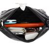 The lady's crossbody bag is made of PU and features printed patterns, perfect for traveling and shopping.