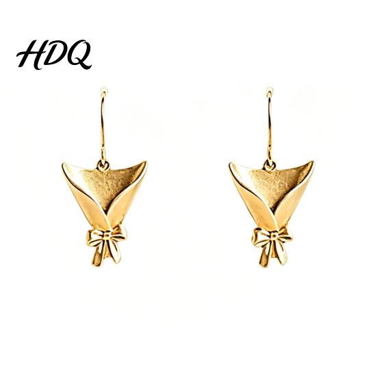 Elegant Floral Accessories Bouquet Necklace And Earrings Set Mini Vase Pendant Insert Real or Dried Flowers Jewelry for Mom Grandma Aunt Gift