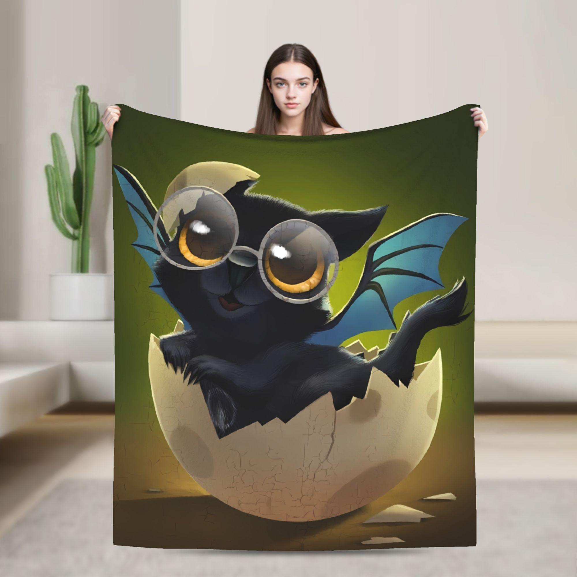 Warm Blankets Camping Trollhunters Tales Of Arcadia Throw Blanket  Flannel Bedspread For Couch Bed Pattern Sofa Bed Cover 75X95CM